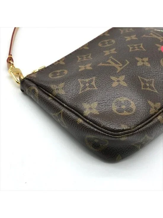 Louis Vuitton Monogram Pochette Cherry Hand Pouch - Picture 5 of 10
